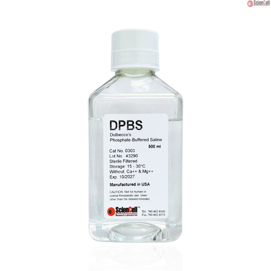 Dulbecco’s Phosphate Buffered Saline, 500 ml